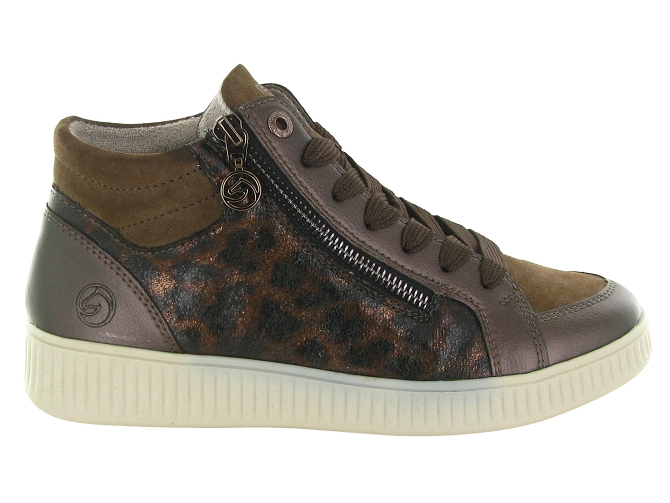 baskets et sneakers - Montante - femme - Cuir - Léopard - Remonte5726802_2