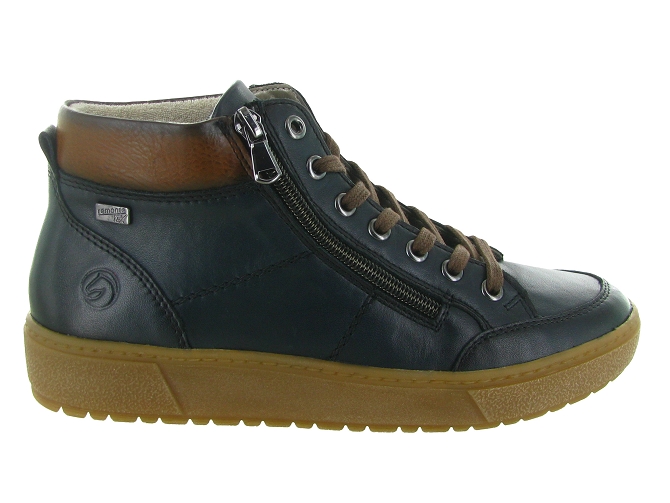 baskets et sneakers - Montante - femme - Cuir - Bleu - Remonte5726901_2