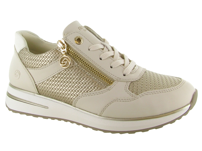 baskets et sneakers - Confort - femme - Synthétique - Beige - Remonte