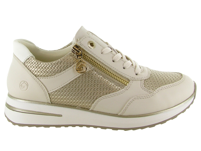 baskets et sneakers - Confort - femme - Synthétique - Beige - Remonte5727004_2