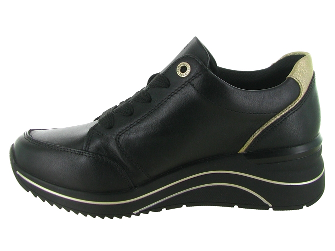 baskets et sneakers - Tendance - femme - Cuir - Noir - Remonte5727602_4