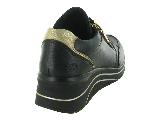 baskets et sneakers - Tendance - femme - Cuir - Noir - Remonte5727602_5