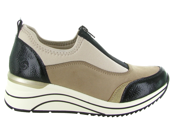 baskets et sneakers - Tendance - femme - Cuir - Beige - Remonte5727701_2