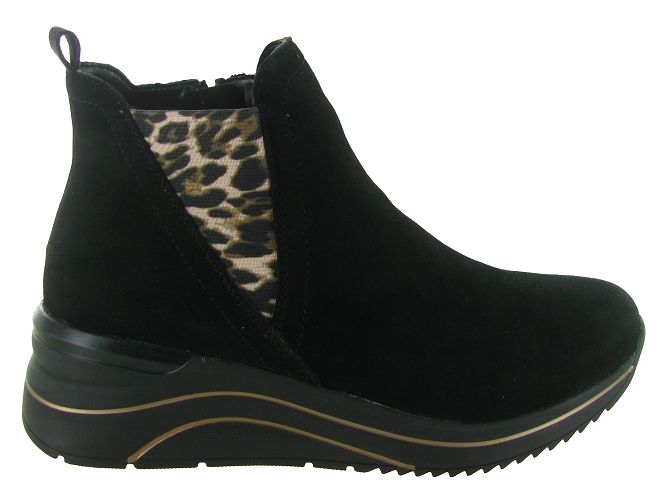 bottines et boots - Classique & Chic - femme - Nubuck - Noir - Remonte5727801_2