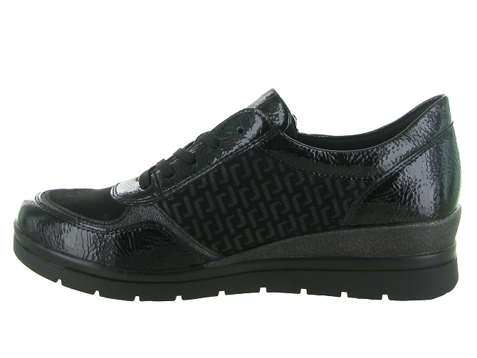 chaussures a lacets - Lacets détente - femme - Synthétique - Noir - Remonte5728001_4