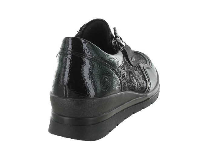 chaussures a lacets - Détente - femme - Cuir - Noir - Remonte5728002_5