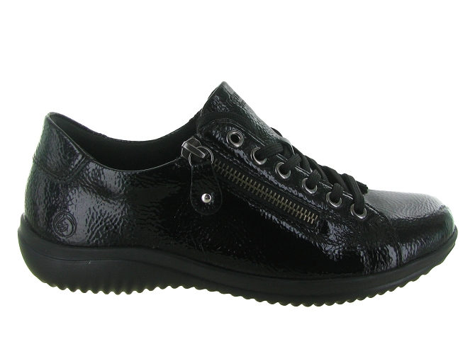 baskets et sneakers - Tendance - femme - Cuir - Noir - Remonte5728101_2