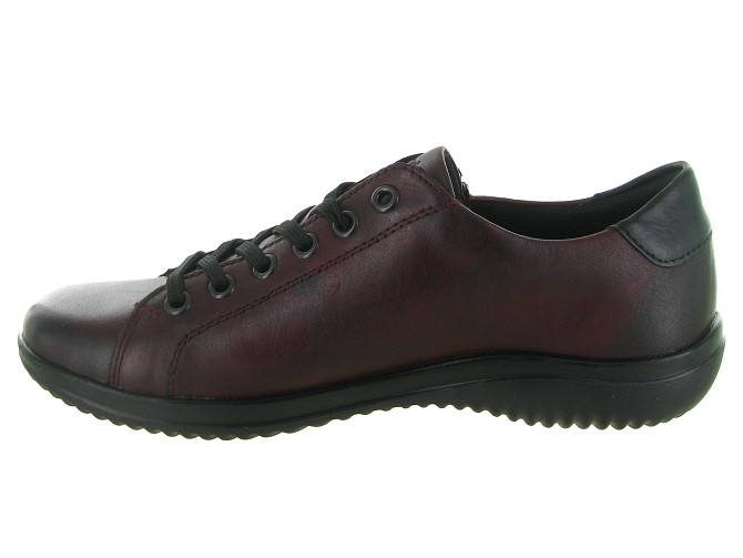 baskets et sneakers - Tendance - femme - Cuir - Bordeaux - Remonte5728103_4