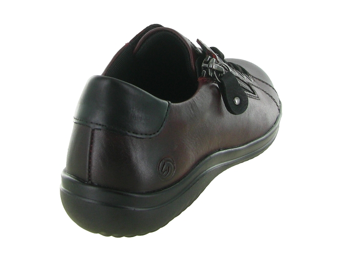 baskets et sneakers - Tendance - femme - Cuir - Bordeaux - Remonte5728103_5