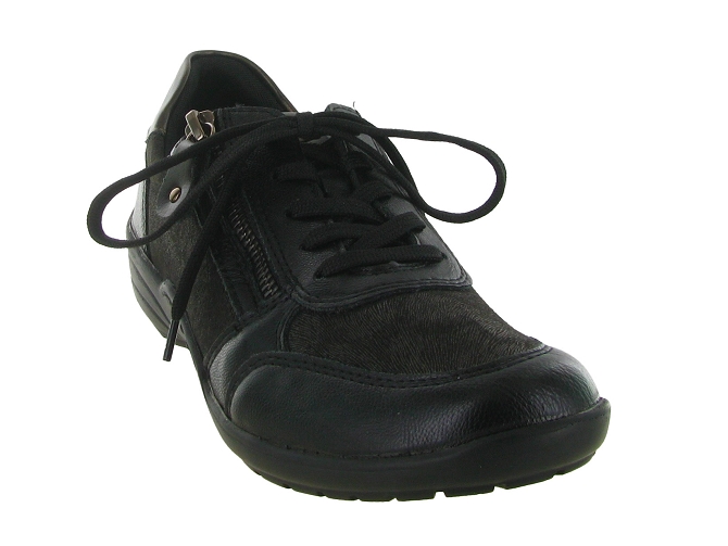 baskets et sneakers - Tendance - femme - Cuir - Noir - Remonte5728502_3