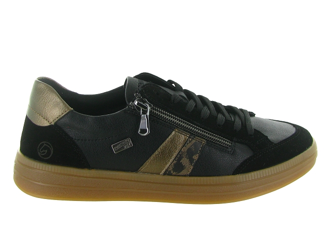baskets et sneakers - Tendance - femme - Cuir - Noir - Remonte5728601_2