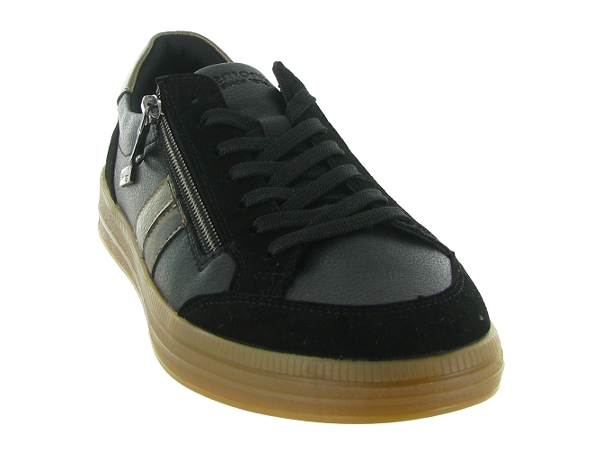 baskets et sneakers - Tendance - femme - Cuir - Noir - Remonte5728601_3