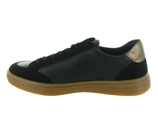 baskets et sneakers - Tendance - femme - Cuir - Noir - Remonte5728601_4