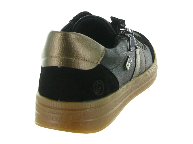 baskets et sneakers - Tendance - femme - Cuir - Noir - Remonte5728601_5