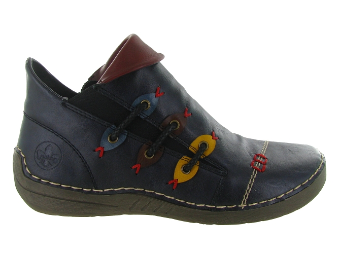 bottines et boots - Classique & Chic - femme - Synthétique - Bleu - Rieker5729201_2