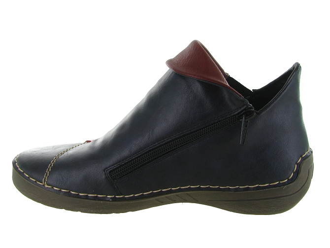 bottines et boots - Classique & Chic - femme - Synthétique - Bleu - Rieker5729201_4