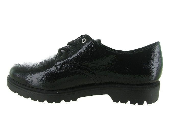 chaussures a lacets - Derby chic - femme - Synthétique - Noir - Rieker5729601_4