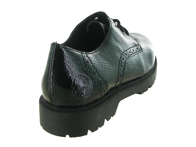 chaussures a lacets - Derby chic - femme - Synthétique - Noir - Rieker5729601_5