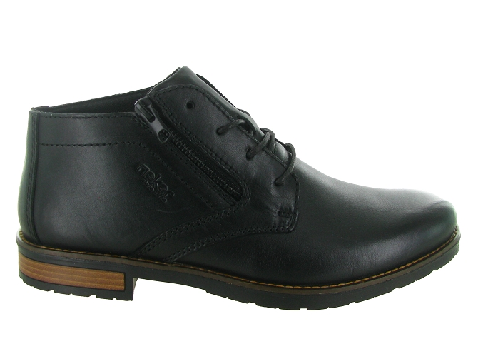 chaussures a lacets - Cérémonie - homme - Cuir - Noir - Rieker5731201_2