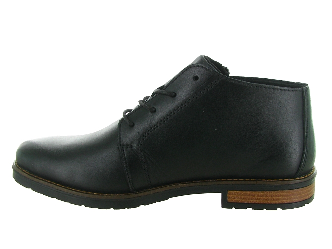 chaussures a lacets - Cérémonie - homme - Cuir - Noir - Rieker5731201_4