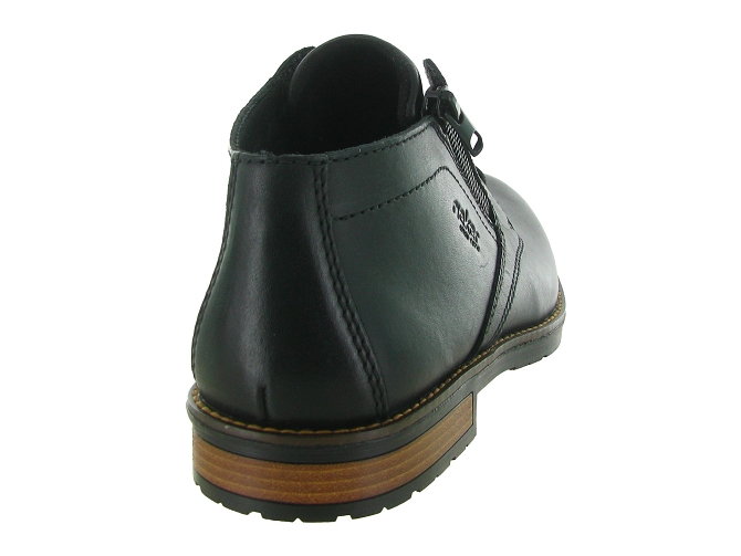 chaussures a lacets - Cérémonie - homme - Cuir - Noir - Rieker5731201_5