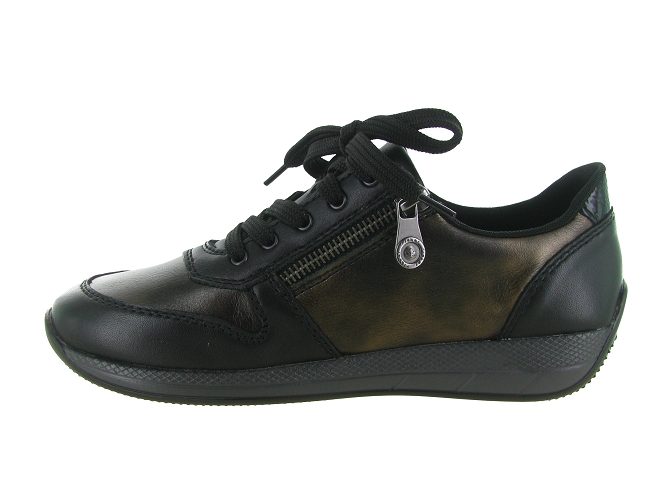 baskets et sneakers - Confort - femme - Cuir - Noir - Rieker5731701_4