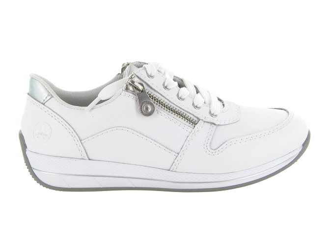 baskets et sneakers - Confort - femme - Cuir - Blanc - Rieker5731703_2