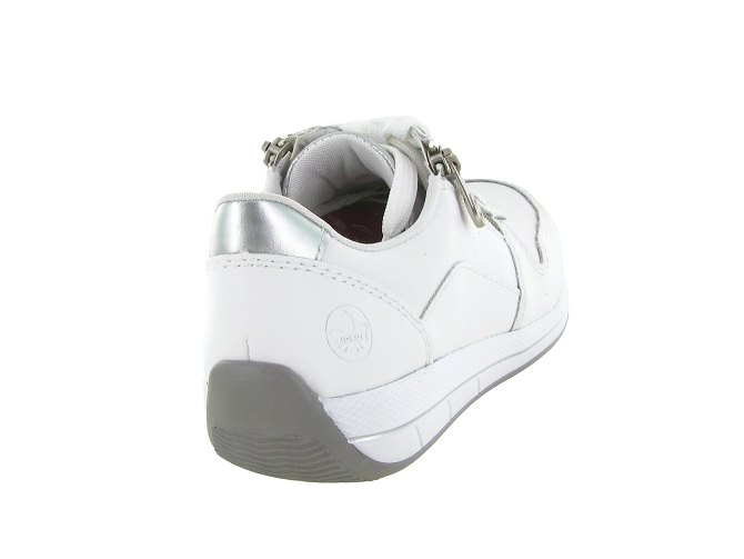 baskets et sneakers - Confort - femme - Cuir - Blanc - Rieker5731703_5