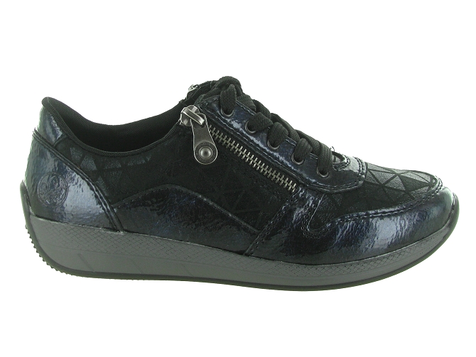 baskets et sneakers - Confort - femme - Cuir - Noir - Rieker5731704_2