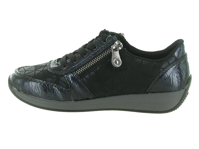 baskets et sneakers - Confort - femme - Cuir - Noir - Rieker5731704_4