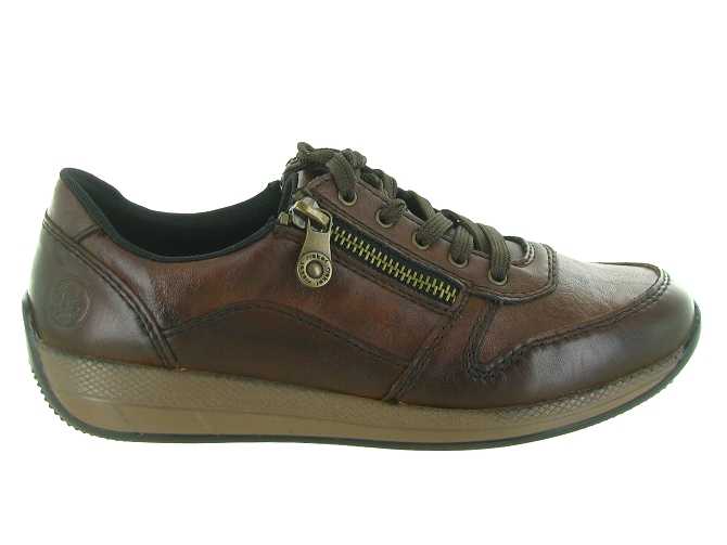 baskets et sneakers - Confort - femme - Cuir - Marron - Rieker5731705_2