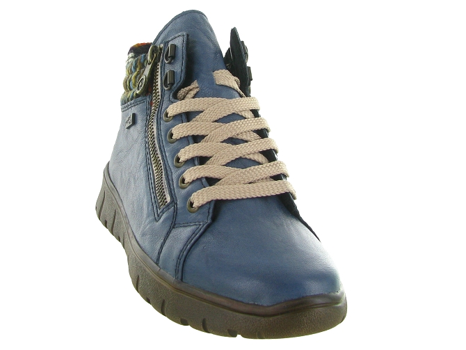 baskets et sneakers - Montante - femme - Nubuck - Bleu - Rieker5731902_3