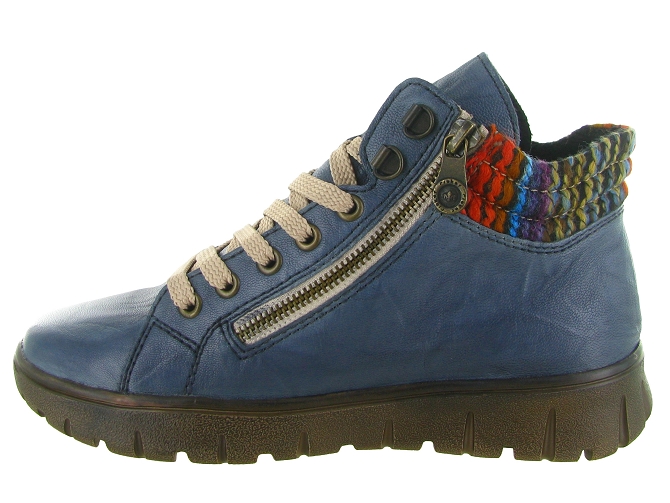 baskets et sneakers - Montante - femme - Nubuck - Bleu - Rieker5731902_4