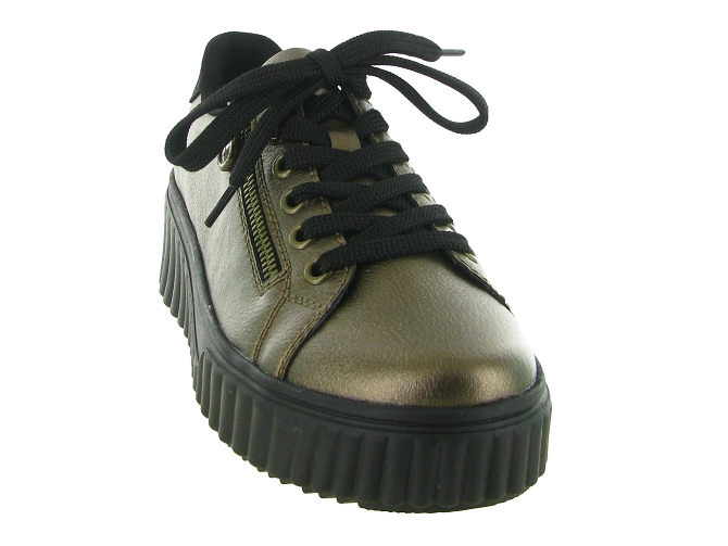 baskets et sneakers - Confort - femme - Cuir - Bronze - Rieker5732101_3