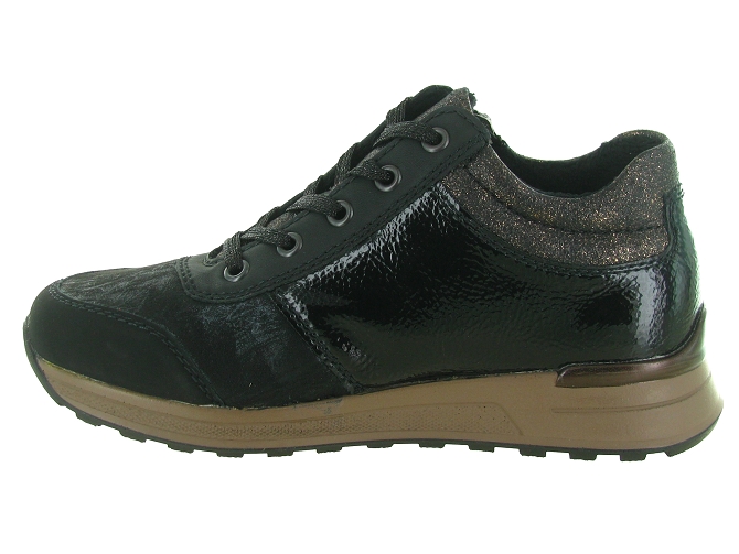 baskets et sneakers - Montante - femme - Nubuck - Noir - Rieker5732301_4