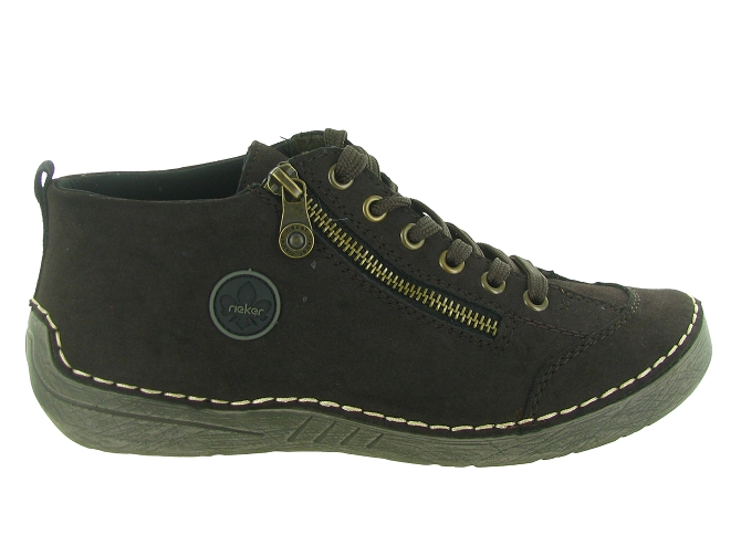 chaussures a lacets - Détente - femme - Synthétique - Marron - Rieker5732602_2