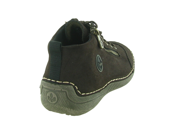 chaussures a lacets - Détente - femme - Synthétique - Marron - Rieker5732602_5