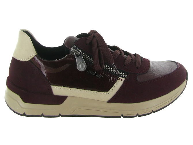 baskets et sneakers - Confort - femme - Synthétique - Bordeaux - Rieker5732803_2