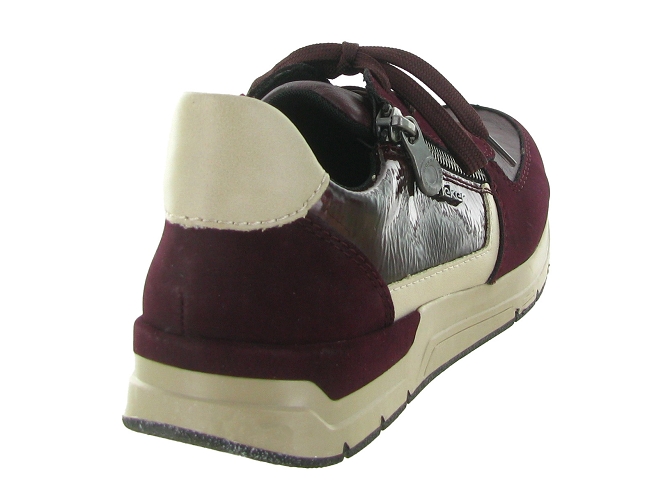 baskets et sneakers - Confort - femme - Synthétique - Bordeaux - Rieker5732803_5
