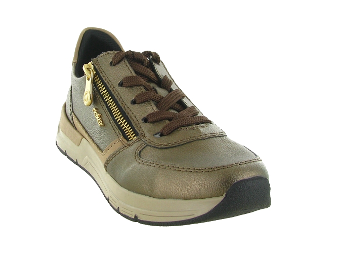 baskets et sneakers - Confort - femme - Synthétique - Bronze - Rieker5732804_3