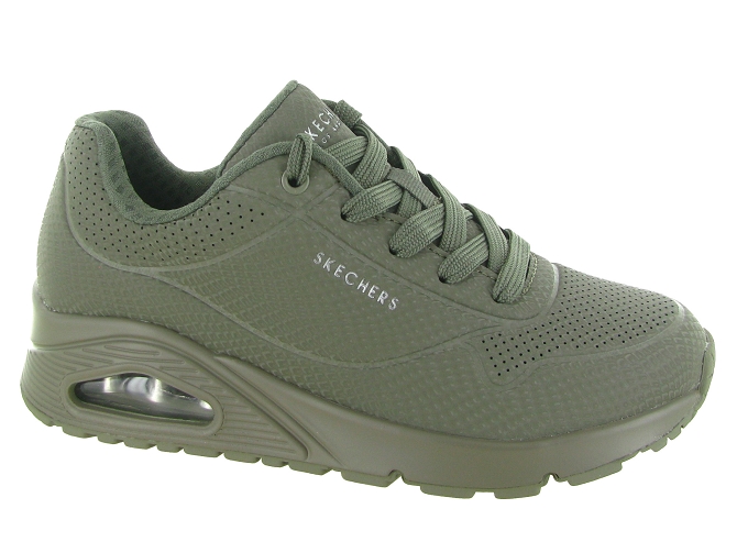 baskets et sneakers - Confort - femme - Toile  - Vert - Skechers footwear