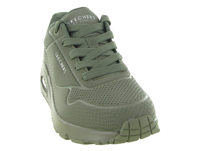 baskets et sneakers - Confort - femme - Toile  - Vert - Skechers footwear5735302_3
