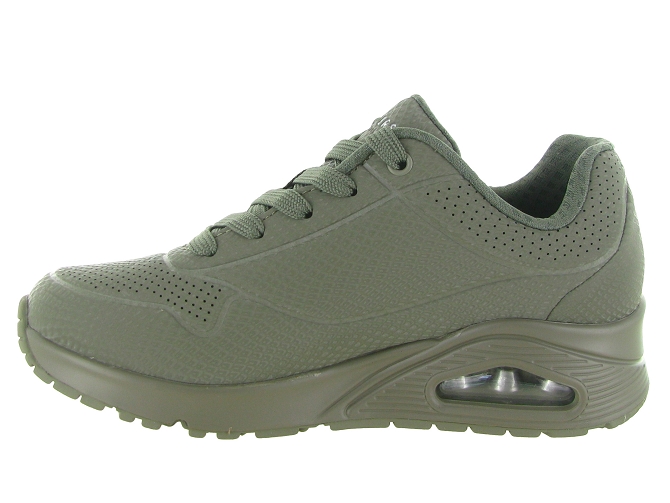 baskets et sneakers - Confort - femme - Toile  - Vert - Skechers footwear5735302_4