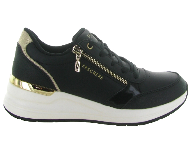 baskets et sneakers - Confort - femme - Toile  - Noir - Skechers footwear5735801_2