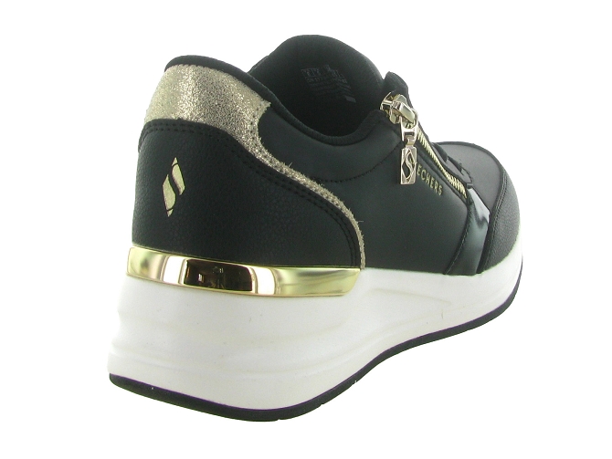 baskets et sneakers - Confort - femme - Toile  - Noir - Skechers footwear5735801_5