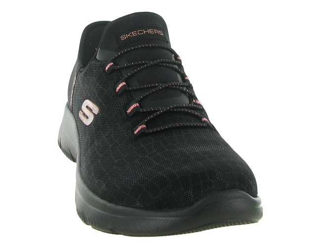 baskets et sneakers - Confort - femme - Toile  - Noir - Skechers footwear5736101_3