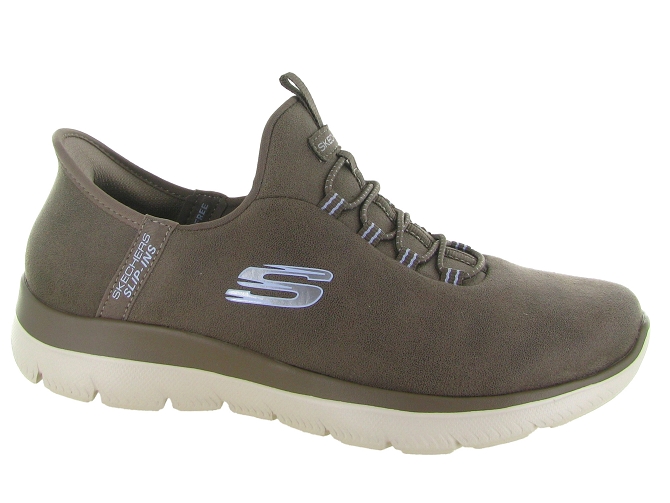 baskets et sneakers - Confort - femme - Synthétique - Marron - Skechers footwear