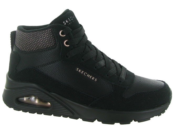baskets et sneakers - Montante - femme - Synthétique - Noir - Skechers footwear