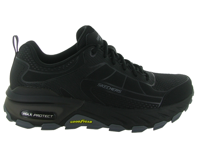 baskets et sneakers - Confort - homme - Toile  - Noir - Skechers footwear5736701_2