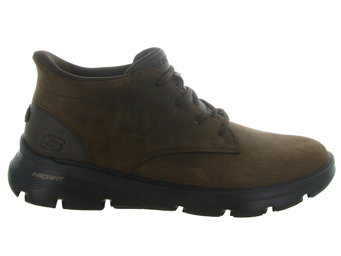 baskets et sneakers - Tendance - homme - Cuir - Marron - Skechers footwear5737101_2